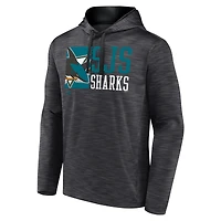 Sweat à capuche Fanatics Charcoal San Jose Sharks Never Quit pour hommes