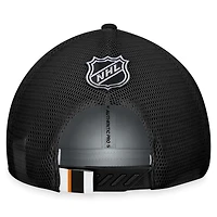 Men's Fanatics  Gray/Black San Jose Sharks Authentic Pro Home Ice Trucker Adjustable Hat