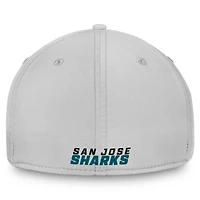 Men's Fanatics Gray San Jose Sharks Primary Logo Core Flex Hat