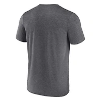 Men's Fanatics Heathered Charcoal San Jose Sharks Prodigy Performance T-Shirt