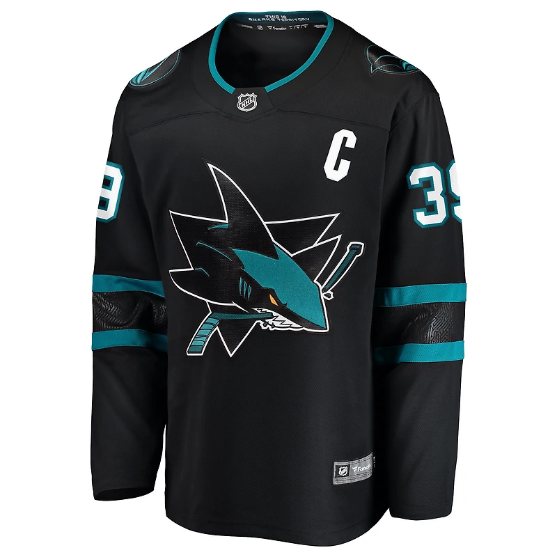 Men's Fanatics Logan Couture Black San Jose Sharks  Breakaway Jersey