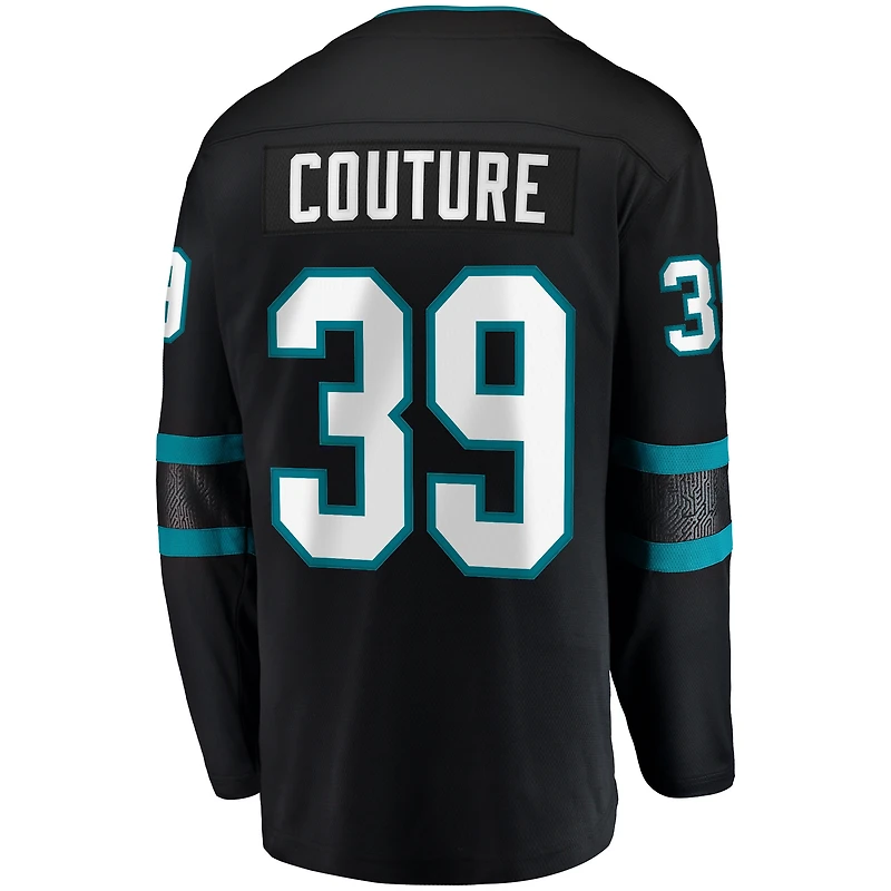 Men's Fanatics Logan Couture Black San Jose Sharks  Breakaway Jersey