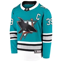 Maillot Fanatics Logan Couture Teal Breakaway des Sharks de San Jose pour homme
