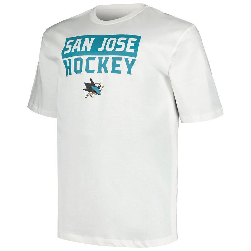 Ensemble de 2 t-shirts Fanatics San Jose Sharks Big & Tall pour hommes
