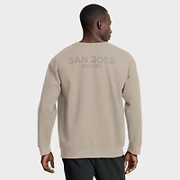 Sweat-shirt Fanatics Tan Authentic Pro Road Tri-Blend pour homme des Sharks de San Jose