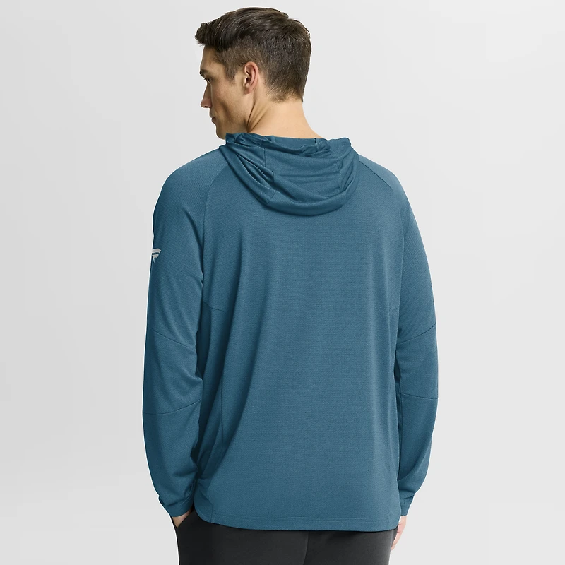 Men's Fanatics Teal San Jose Sharks Authentic Pro Rink Raglan Hoodie