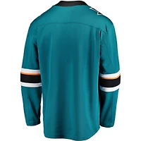 Maillot Fanatics Sarcelle San Jose Sharks Breakaway Domicile pour hommes