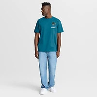 T-shirt Fanatics Teal San Jose Sharks Crash The Net Legacy pour homme