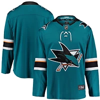 Men's Fanatics Teal San Jose Sharks Home  Breakaway Jersey