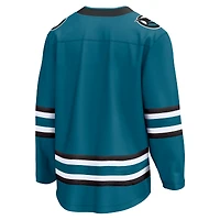 Fanatics pour hommes, sarcelle, San Jose Sharks Domicile - Maillot Premier Breakaway