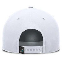 Men's Fanatics White San Jose Sharks Rope A-Frame Adjustable Hat