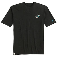 T-shirt Spencer chiné San Jose Sharks anthracite pour homme Johnnie-O