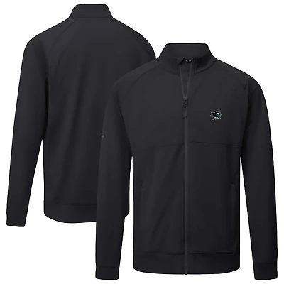 Men's Levelwear  Black San Jose Sharks Insignia Core Full-Zip Jacket