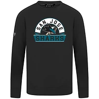 Men's Levelwear Black San Jose Sharks Mandate Banner Arch Pullover