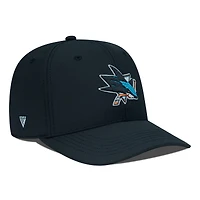 Casquette Rise Flex noire pour homme des Sharks de San Jose Levelwear