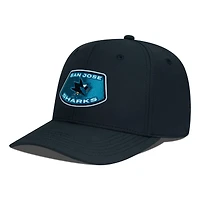 Casquette Rise Skylight Flex noire pour homme des Sharks de San Jose Levelwear