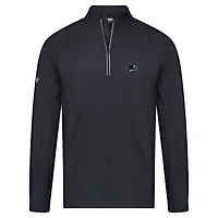 Pull-over zippé quart de tour Theory Insignia Core Raglan pour homme Levelwear, noir, des Sharks San Jose