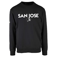 Men's Levelwear  Black San Jose Sharks Zane City Capsule Pullover Sweatshirt