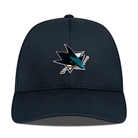 Men's Levelwear Black San Jose Sharks Zephyr Insignia Core Structured Adjustable Hat