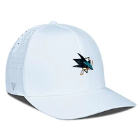 Men's Levelwear White San Jose Sharks Zeta Insignia Core Flex Hat