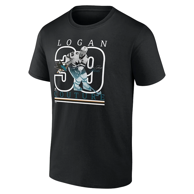 Men's Logan Couture Black San Jose Sharks Player Show T-Shirt