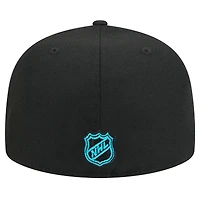 Casquette ajustée Core 59FIFTY San Jose Sharks de New Era pour homme, noire