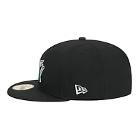 Casquette ajustée New Era Core 59FIFTY noire pour homme
