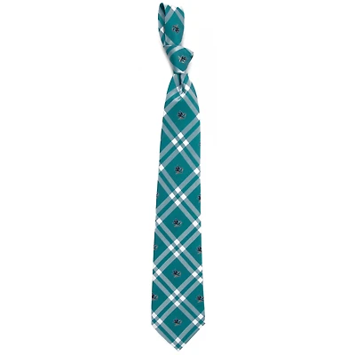 Cravate Rhodes turquoise pour homme, San Jose Sharks