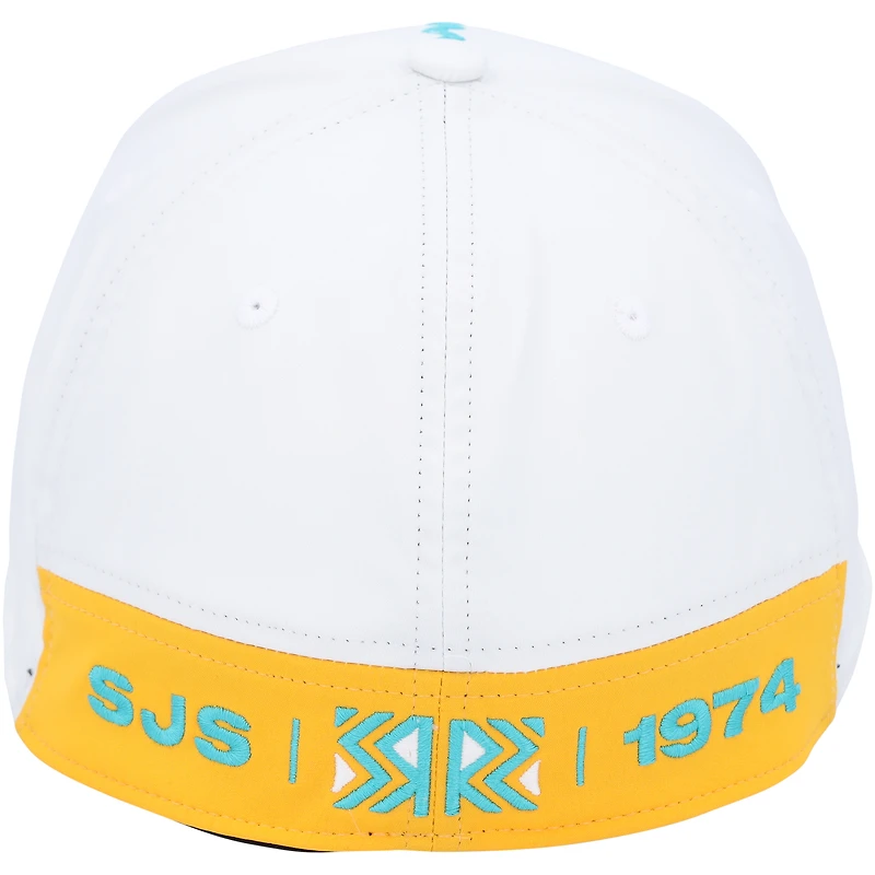 Casquette rétro inversée autographiée Patrick Marleau des Sharks de San Jose 2022-23