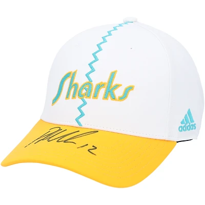 Casquette rétro inversée autographiée Patrick Marleau des Sharks de San Jose 2022-23