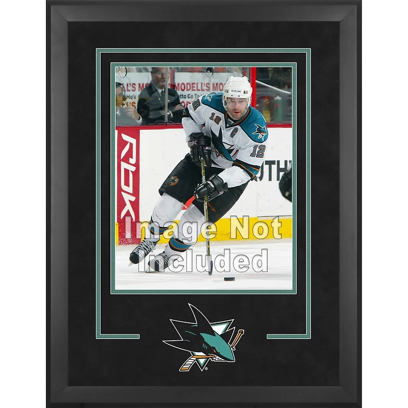 Cadre photo vertical de luxe 16" x 20" des Sharks de San Jose