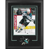 Cadre photo vertical de luxe 16" x 20" des Sharks de San Jose