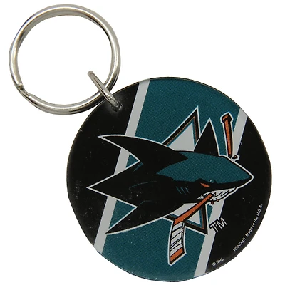 Porte-clés acrylique haute définition des Sharks de San Jose