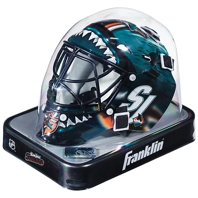 San Jose Sharks Unsigned Franklin Sports Replica Mini Goalie Mask