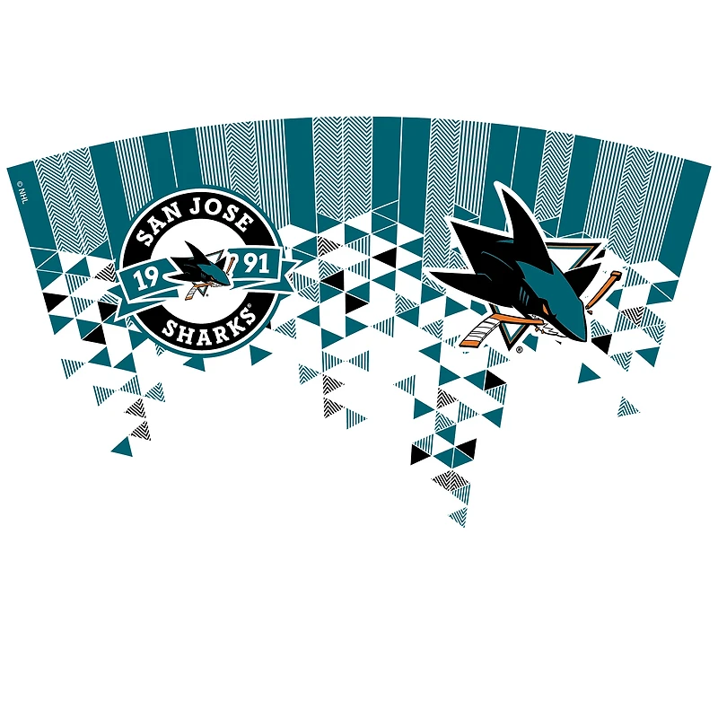 Gobelet classique Tervis San Jose Sharks de 24 oz avec couvercle à paille