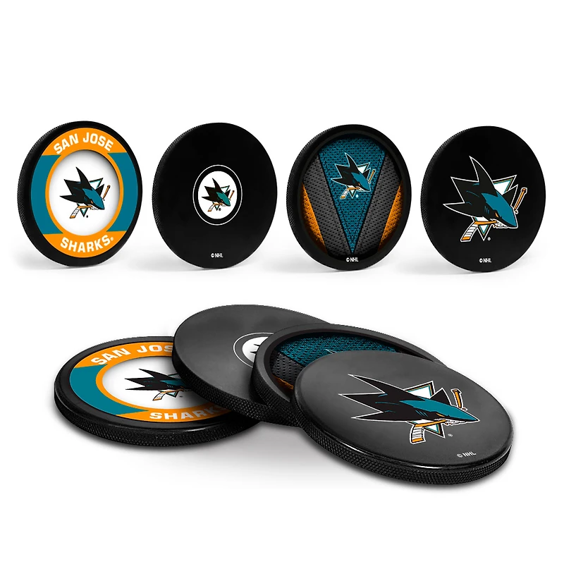 V109096 Sharks SVC HOL23 Ensemble de 4 sous-verres à rondelles CUPCSTC 550AN000646 #23