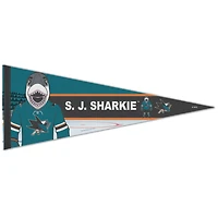 WinCraft San Jose Sharks Fanion mascotte premium 12" x 30"