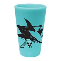 WinCraft Requins de San Jose 16oz. Verre à pinte en silicone couleur équipe