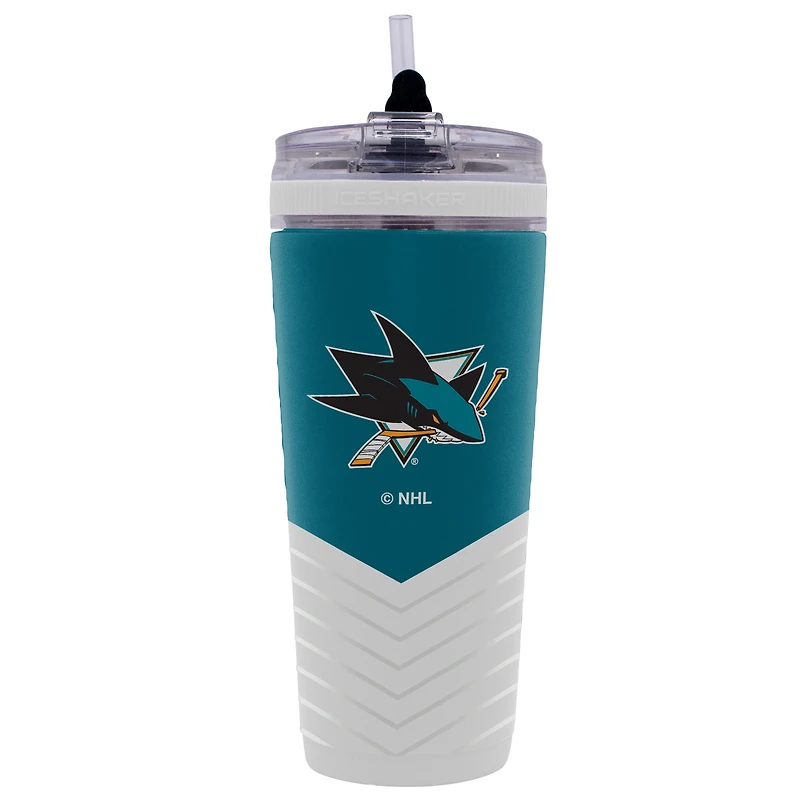 WinCraft San Jose Sharks 26oz 4D Flex Ice Shaker Bottle