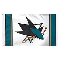 WinCraft San Jose Sharks 3' x 5' Vertical Stripe Deluxe Single-Sided Flag