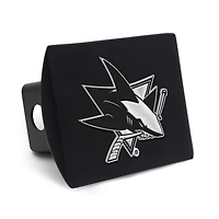 Housse d'attelage WinCraft Premium en métal chromé avec logo des Sharks de San Jose