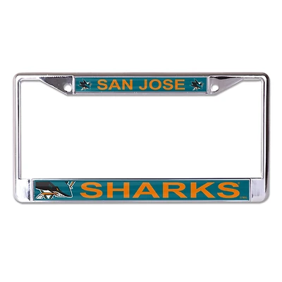 WinCraft San Jose Sharks S/L Mega Graphics Metal License Plate Frame