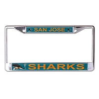 WinCraft San Jose Sharks S/L Mega Graphics Metal License Plate Frame