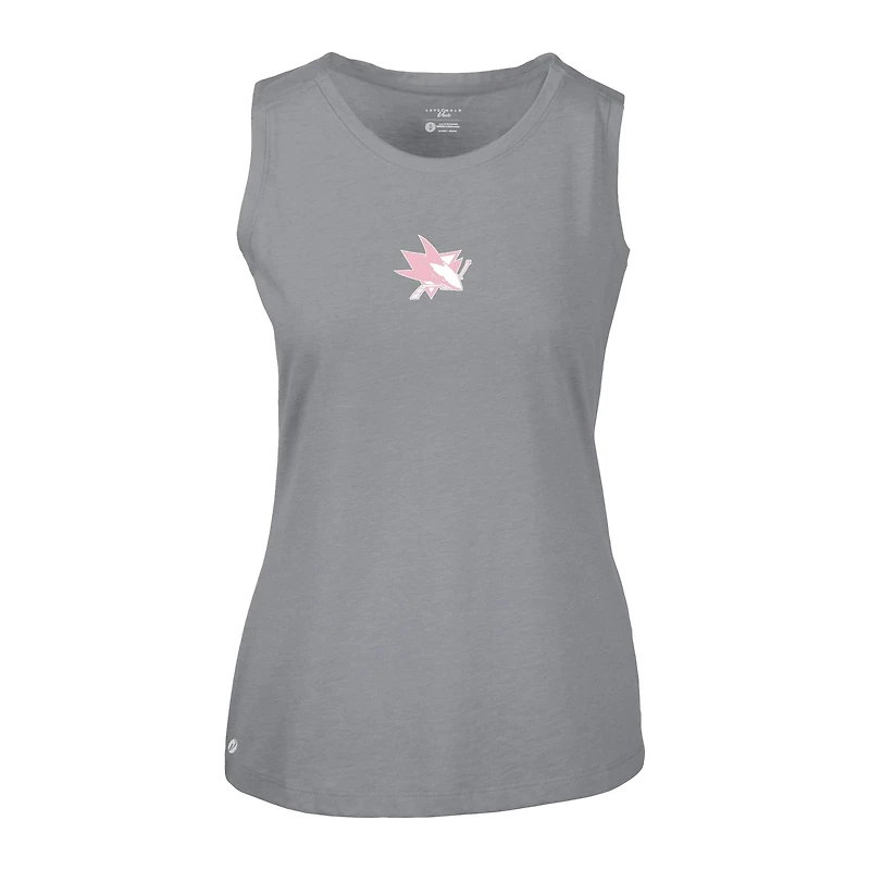 Débardeur gris pour femme avec logo Macy Core la fête des mères Sharks de San Jose