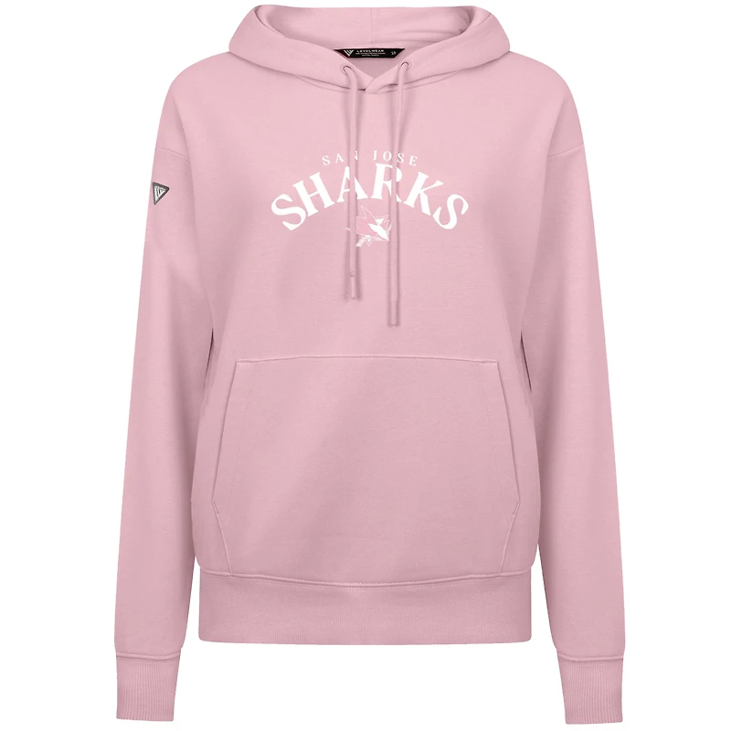 Sweat à capuche rose clair pour femme Levelwear San Jose Sharks Mother's Day Adorn