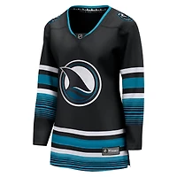 Women's Fanatics Black San Jose Sharks Alternate Breakaway Jersey