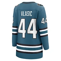 Women's Fanatics Marc-Edouard Vlasic Teal San Jose Sharks Home Breakaway Player Jersey