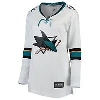 Maillot Breakaway extérieur des Sharks de San Jose Fanatics blanc pour femmes