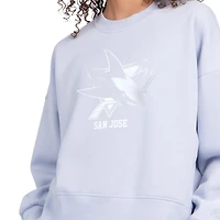 Sweat-shirt court Starter Blue San Jose Sharks pour femme