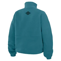 Veste polaire à demi-zip pour femme WEAR by Erin Andrews Teal San Jose Sharks